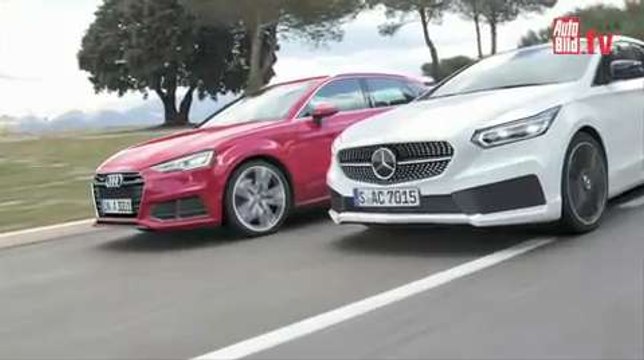 Mercedes A-Class y el Audi A3 (2018)