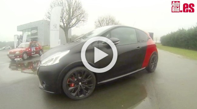 Prueba en circuito peugeot 208 GTI 30 Aniversario