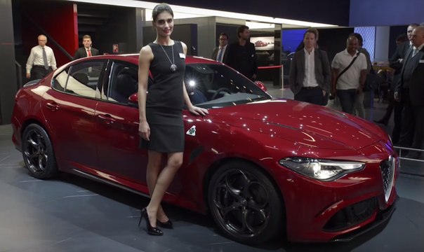 Alfa Romeo Giulia Quadrifoglio en el Salón de Frankfurt 2015