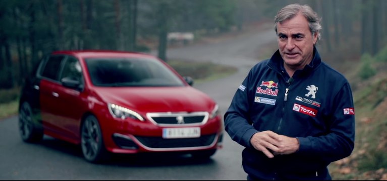 Carlos Sainz presenta el Peugeot 308 GTi