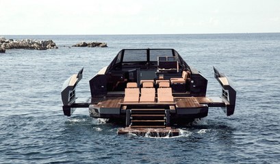 Evo 43, el barco que se transforma aumentando su tamaño