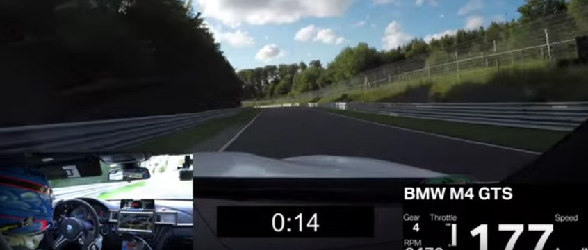 BMW M4 GTS Vuelta rápida a Nurburgring Nordschleife