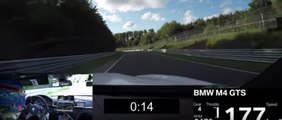 BMW M4 GTS Vuelta rápida a Nurburgring Nordschleife