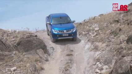 Primera prueba del Mitsubishi L.200