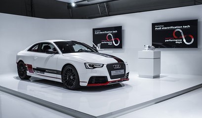 Nuevas tecnologías de hibridación de Audi-Compresor-electrico