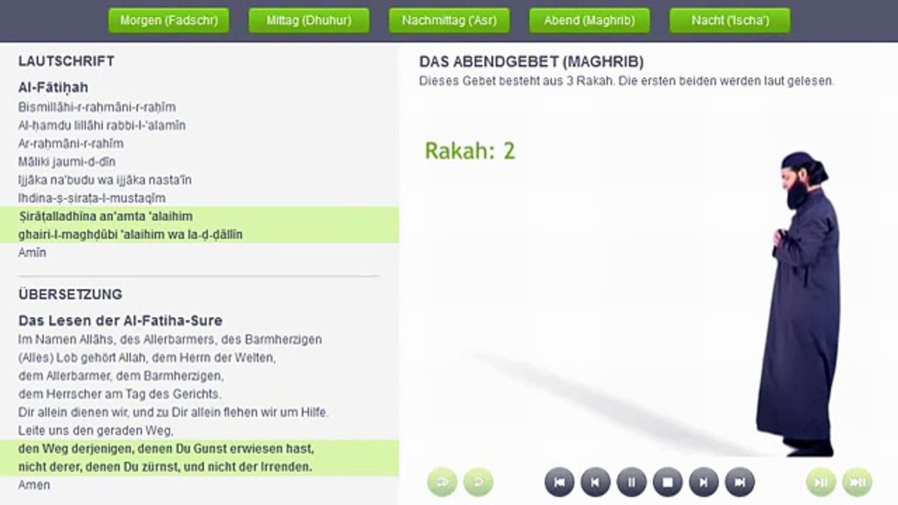 Maghrib Gebet (Abendgebet) - Erlerne das Gebet