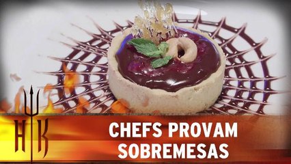 Chefs provam sobremesas