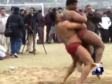 Sher-e-Punjab wrestling competition held in Lahore 15 January 2016