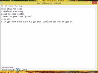 Simple [GTA] [SA:MP] auto Cbug [Cleo 4.1] [2016]