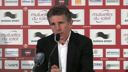 Foot - L1 - OGCN : Puel «En deuxième mi-temps, j'ai retrouvé mon équipe»