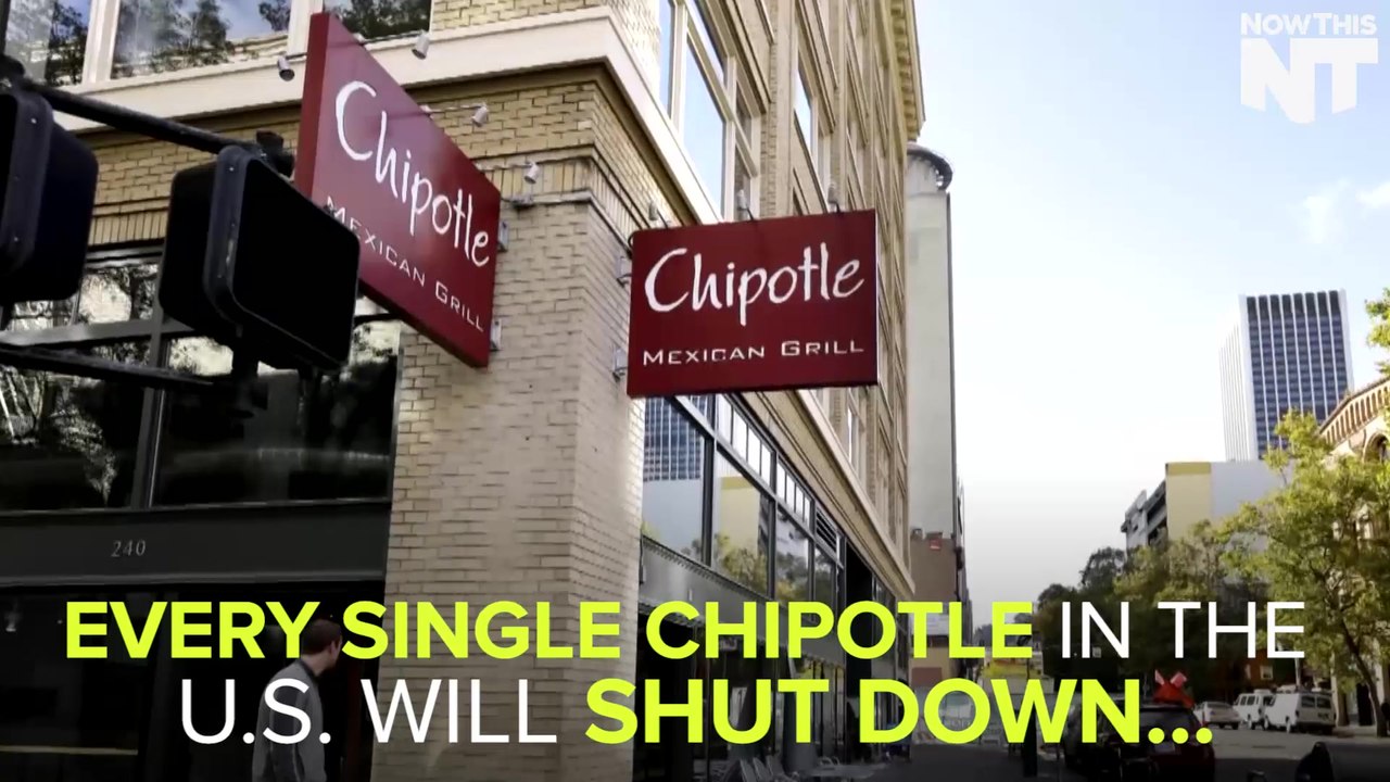 Chipotle Is Closing...For Half A Day