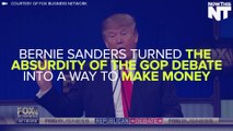 Sanders Turns GOP Absurdity Into Donations