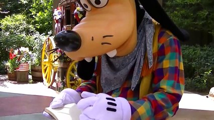 Disneylands Woody Goofy Minnie Jessie Meet and Greet in Big Thunder Ranch