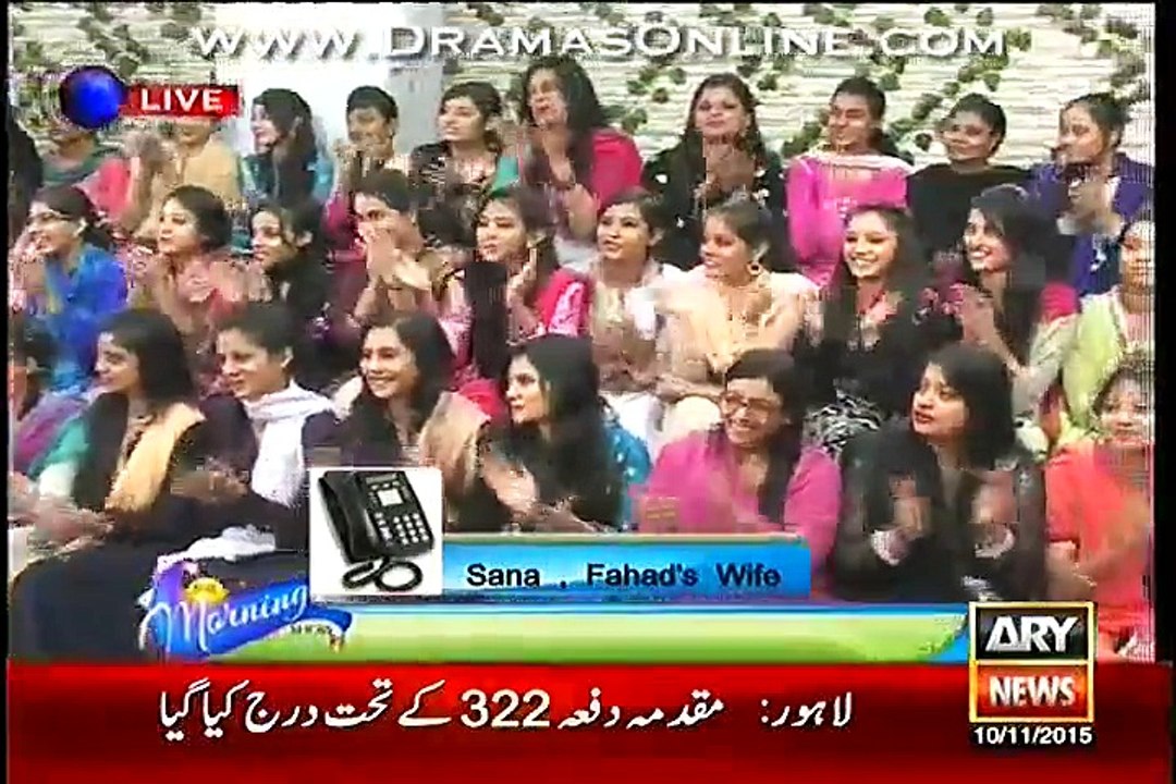 Fahad Mustafa Wife Shared His Bad Habits In Live Show