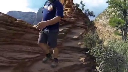 hiking on the top of the Bozeman Montan Trail HQ