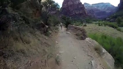 hiking on the top of the Pacific Crest Trail 1080P