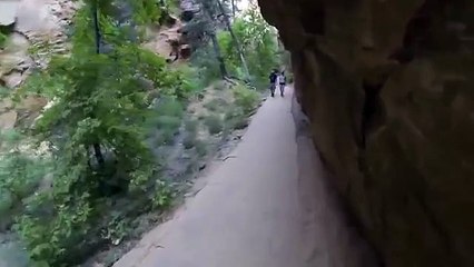 Running into the  Lady Florence Baker Historical site 2015