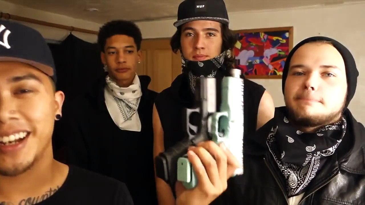 Armed Robbery Prank Backfires! - GUY PISSES HIMSELF - Theft Prank Gone Wrong