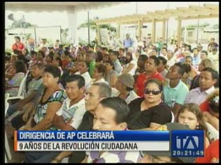 Dirigencia de AP celebrará 9 años de Revolución Ciudadana