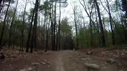 Download Video: Offroading through Rubicon Jeep Wrangler in silver Lake Dunes Michigan USA High_Quality