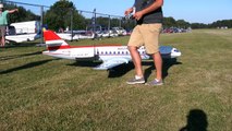SUD CARAVELLE SE 210 AUSTRIAN AIRLINES GIANT RC AIRLINER MODEL JET / RC Airshow Oppingen 2