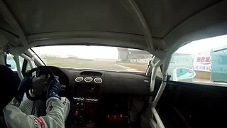 Egoista Car drifting  suilverstone Race track Go Pro Hero