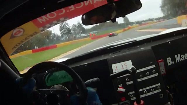 GT2 Gallardo Racing Porsche on Bathurst raceay Australia Go Pro 3