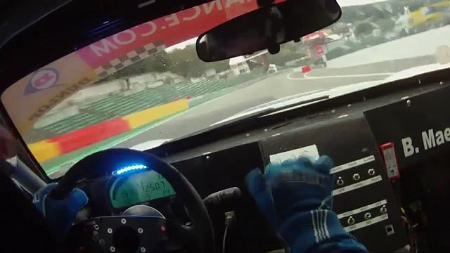 Huracan Lamborghini battling Ferrari at nurburgring Straightaway Go Pro 3