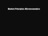 [PDF Download] Modern Principles: Microeconomics [Download] Online
