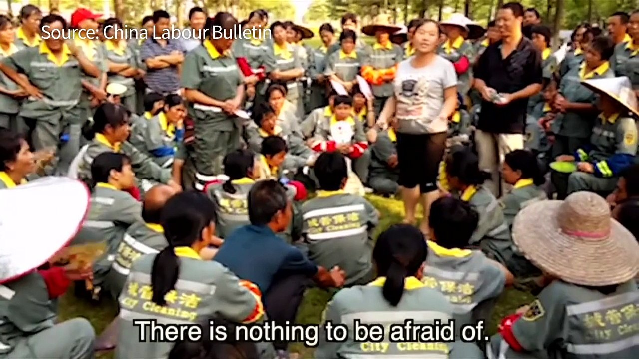 Activists targeted as workers of China unite