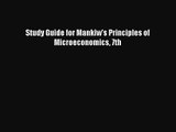[PDF Download] Study Guide for Mankiw's Principles of Microeconomics 7th [Read] Full Ebook