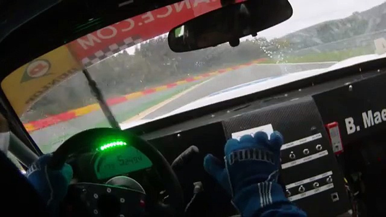 Lamborghini Gallardo onboard footage at Montreal F1 Track raw footage