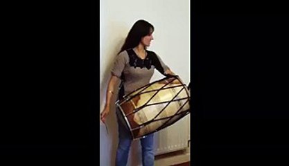 Sheena Boll Dhol Girl Playing Dhol Beat