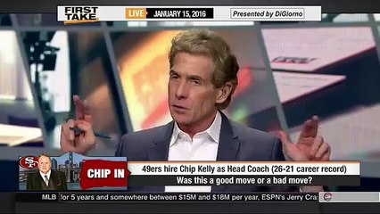 ESPN First Take Today (1/15/2016) 49ers hire Chip Kelly as Head Coach