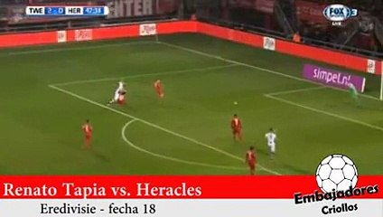 Renato Tapia vs Heracles highlights 2016