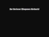 Der Vorleser (Diogenes Hörbuch) PDF Ebook Download Free Deutsch