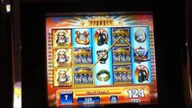 ZEUS Penny Video Slot Machine with BONUS and a BIG WIN Las Vegas Casino