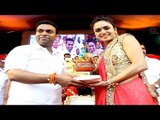 Amruta Khanvilkar @ Dahi Handi Bhiwandi ceremony