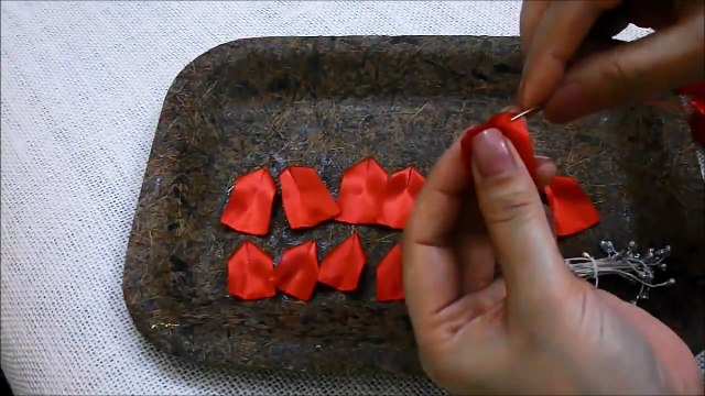 D.I.Y. Satin Ribbon Flower Headband