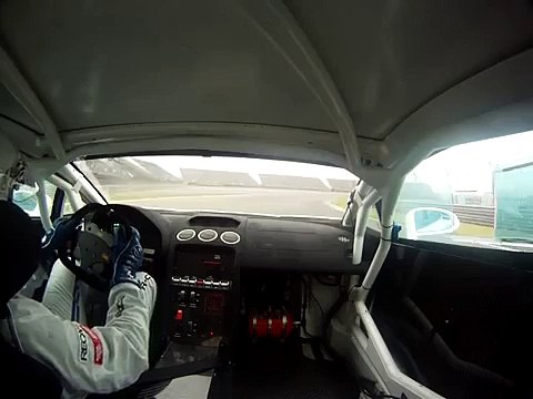 Sesto Elemento battling Ferrari at nurburgring Straightaway Go Pro Hero