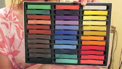 DIY Colorful Chalk Hair Tips Tutorial with Mr. Kate