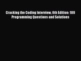 [PDF Download] Cracking the Coding Interview 6th Edition: 189 Programming Questions and Solutions