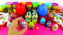 Kinder Joy Surprise eggs Angry Birds, Disney Frozen Surprise egg, Mickey Mouse