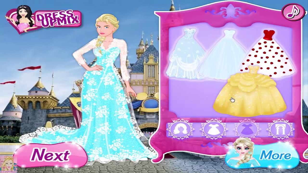 Disney Style Wedding Wedding Makeup and Dress Up Game for Kids