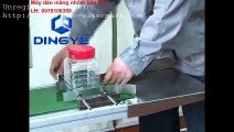 Máy dán màng seal liên tụ LGYF 2000BX/ máy dán màng nhôm trên miệng hủ nhựa