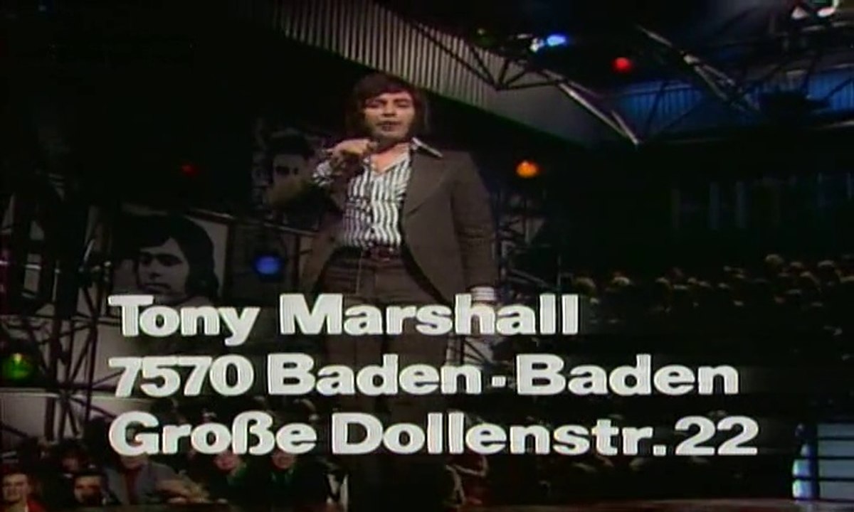 Tony Marshall - Komm, gib mir Deine Hand 1972