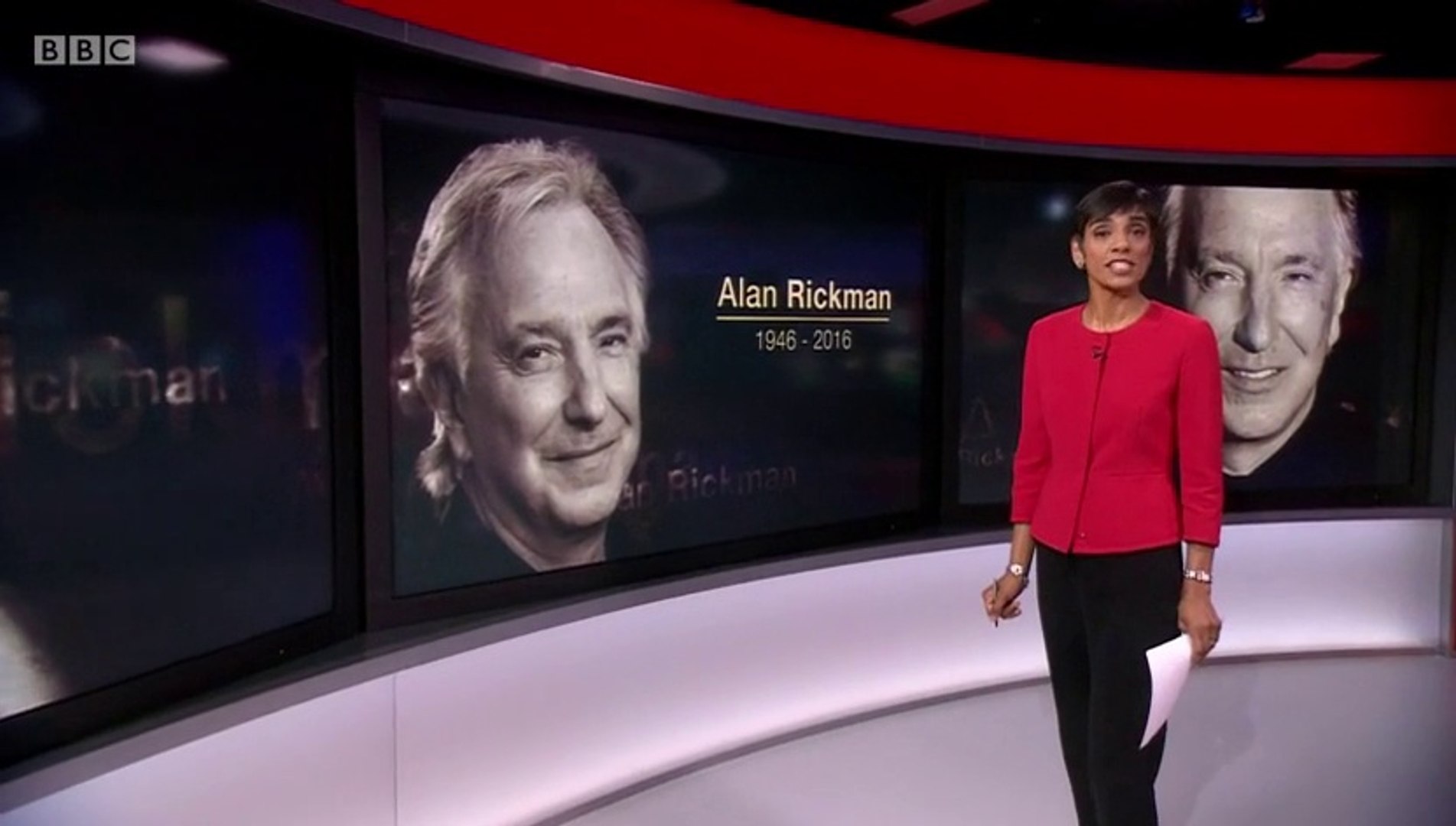 BBC News Alan Rickman death