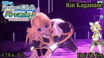 Project Diva- Arcade Future Tone- Rin Kagamine- Hm? Ah, Yes. (HD)