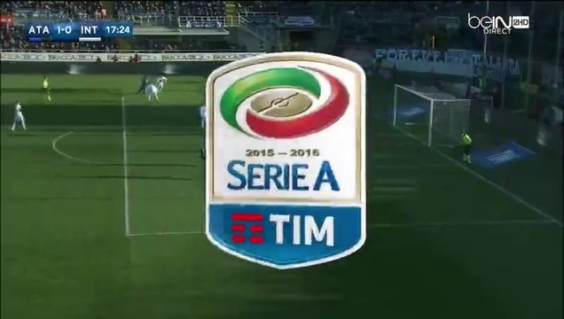 Murillo J. (Own goal) - Atalanta 1-0 Inter - 16-01-2016