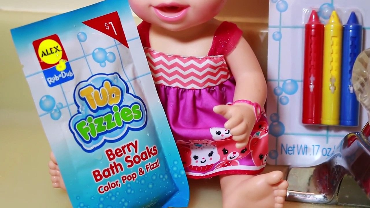 Baby Alive MESSY BABY Surprise Bath Tub Orbeez Pool Finger PAINT Crayola Fun